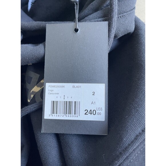 NTW The Kooples What is Sweatshirt Hoodie Black Euro Size 2 Medium Unisex $220 - Picture 10 of 13